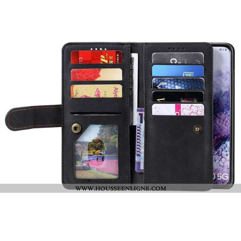 Housse Samsung Galaxy S20 Plus / S20 Plus 5G Contours Renforcés Poche Zippée