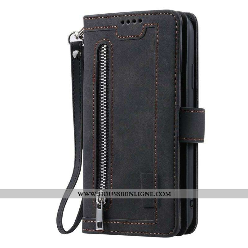 Housse Samsung Galaxy S20 Plus / S20 Plus 5G Contours Renforcés Poche Zippée