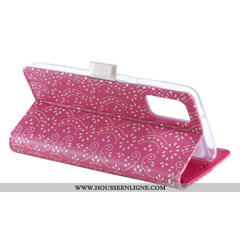 Housse Samsung Galaxy S20 Plus / S20 Plus 5G Dentelle Porte-Monnaie