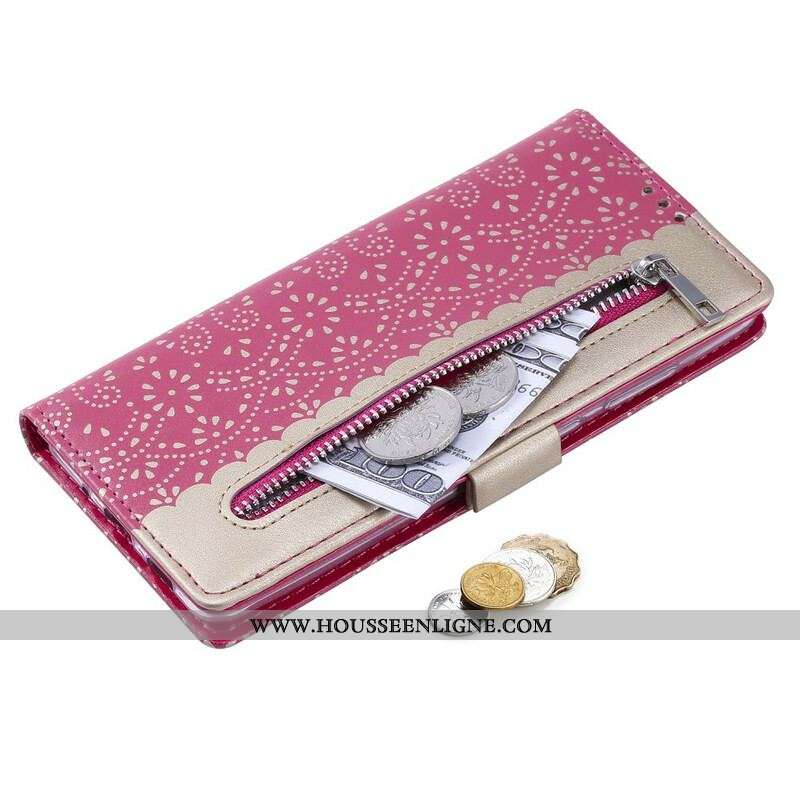 Housse Samsung Galaxy S20 Plus / S20 Plus 5G Dentelle Porte-Monnaie