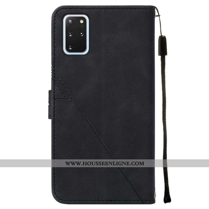 Housse Samsung Galaxy S20 Plus / S20 Plus 5G Effet Cuir Pyramide
