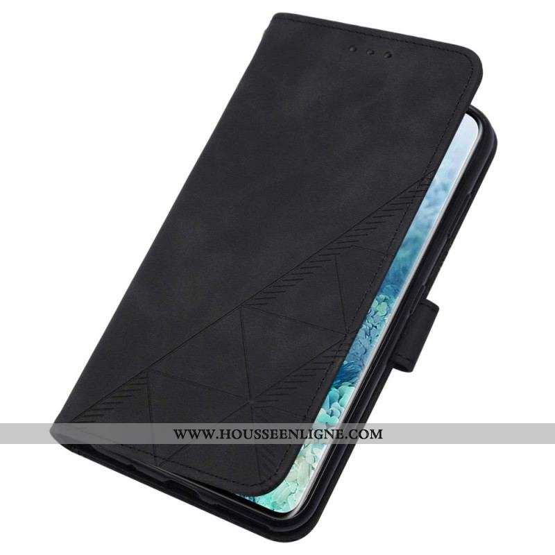 Housse Samsung Galaxy S20 Plus / S20 Plus 5G Effet Cuir Pyramide