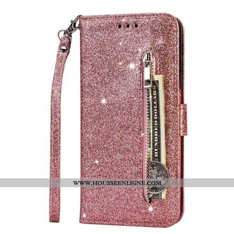 Housse Samsung Galaxy S20 Plus / S20 Plus 5G Porte-Monnaie Paillettes