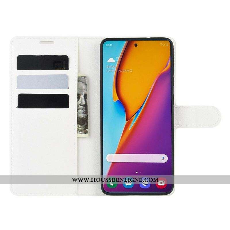 Housse Samsung Galaxy S20 Plus / S20 Plus 5G Simili Cuir Litchi Classique