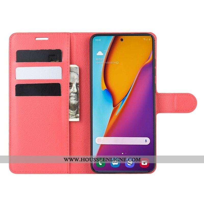 Housse Samsung Galaxy S20 Plus / S20 Plus 5G Simili Cuir Litchi Classique