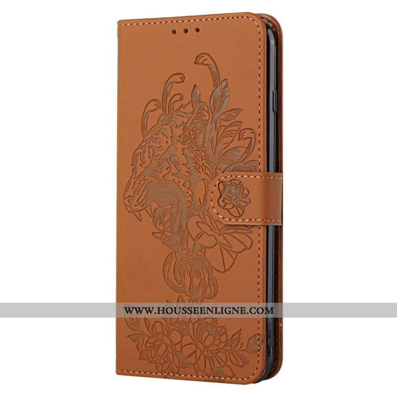 Housse Samsung Galaxy S20 Plus / S20 Plus 5G Tigre Baroque à Lanière