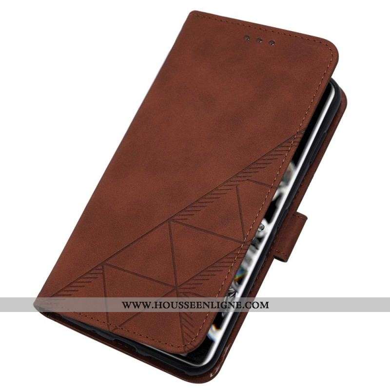 Housse Samsung Galaxy S20 Ultra Effet Cuir Pyramide