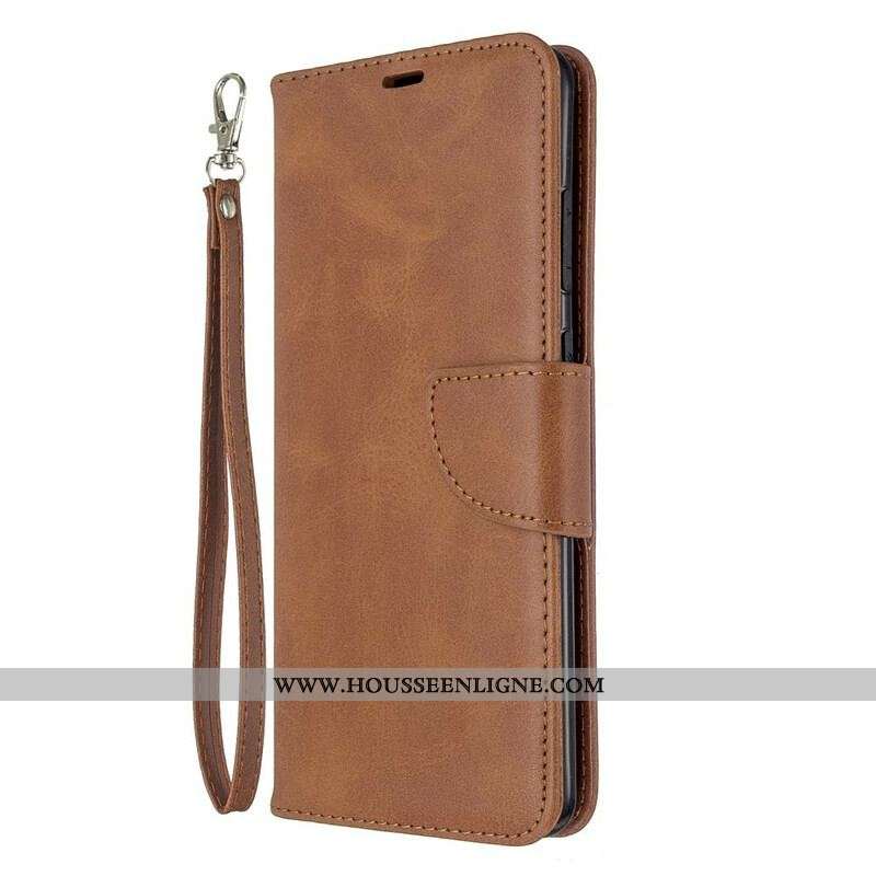 Housse Samsung Galaxy S20 Ultra Lisse Rabat Oblique