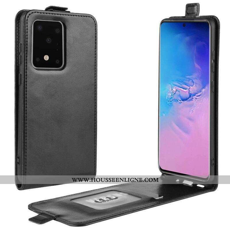 Housse Samsung Galaxy S20 Ultra Rabattable Effet Cuir