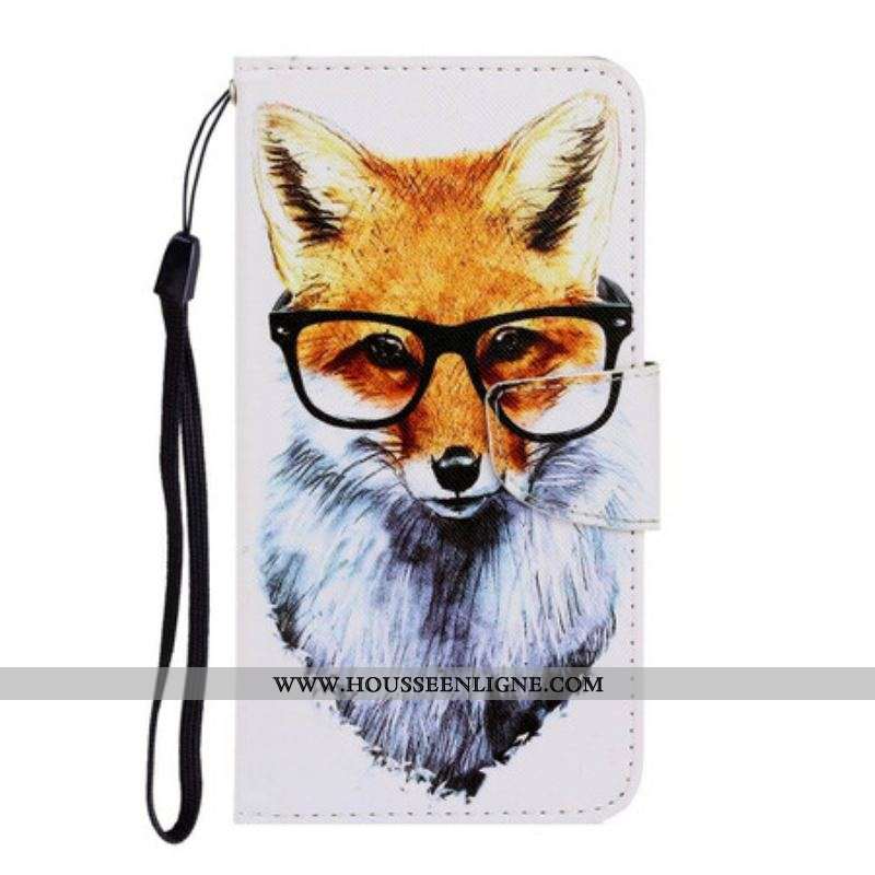 Housse Samsung Galaxy S20 Ultra Renard Intello à Lanière