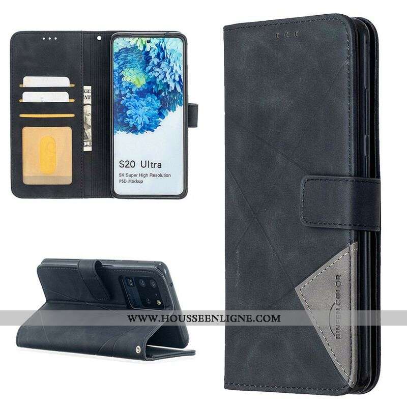 Housse Samsung Galaxy S20 Ultra Triangles Binfen Color