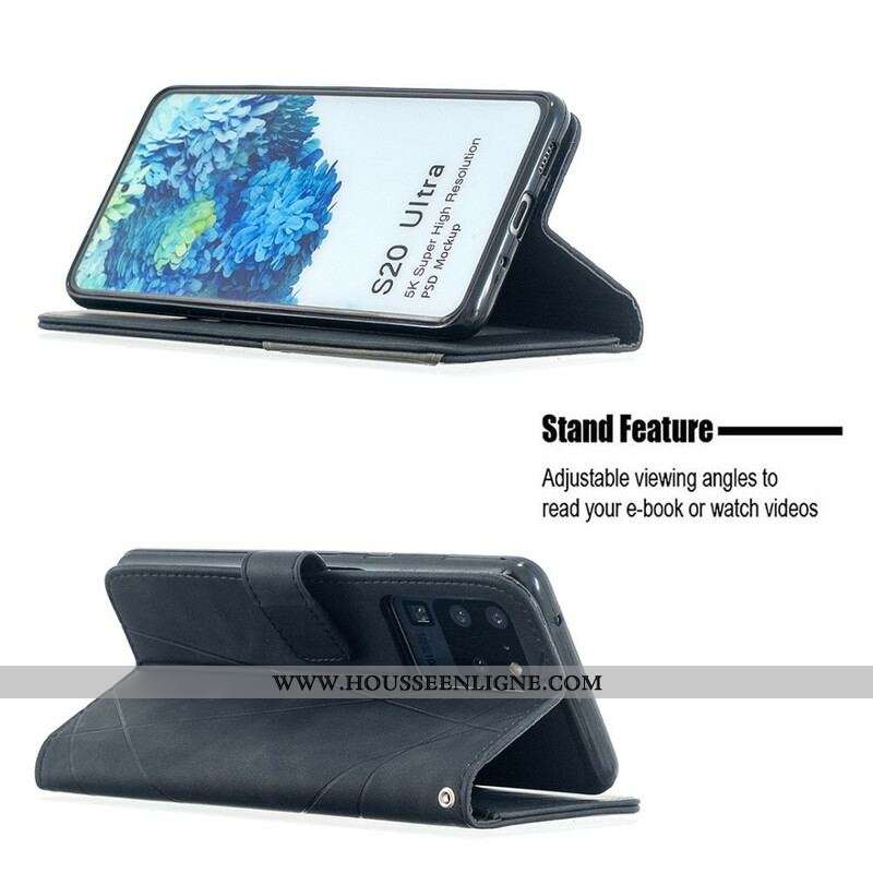 Housse Samsung Galaxy S20 Ultra Triangles Binfen Color