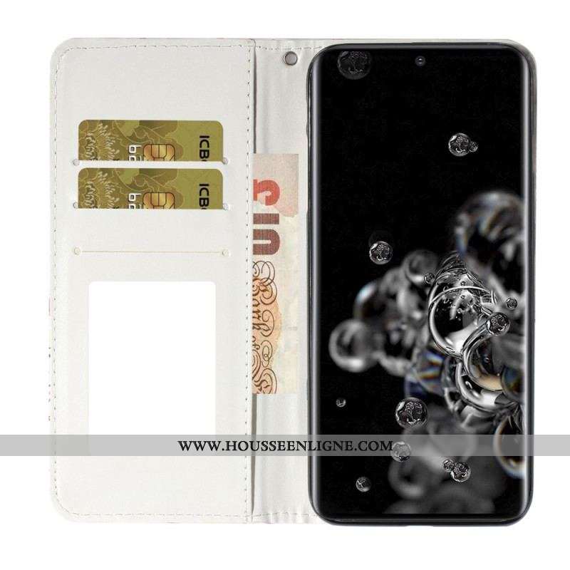 Housse Samsung Galaxy S20 Ultra à Lanière Ajustable Marbre