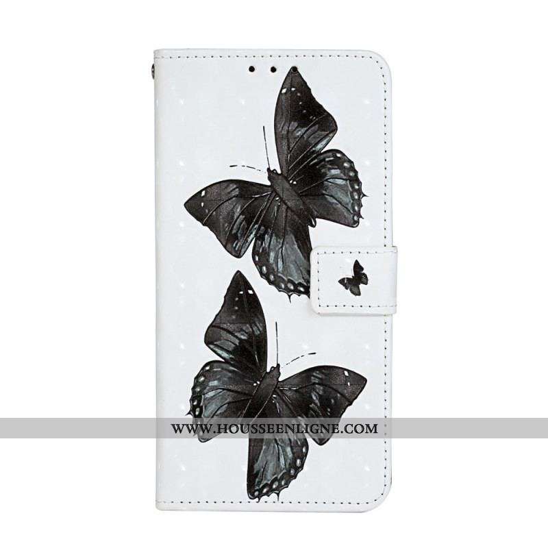Housse Samsung Galaxy S20 Ultra à Lanière Ajustable Papillons
