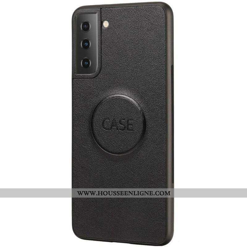 Housse Samsung Galaxy S21 5G Coque Détachable Fermoir Argenté