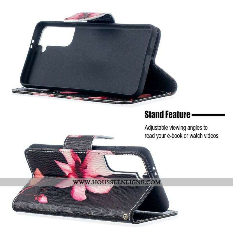 Housse Samsung Galaxy S21 5G Fleur Rose