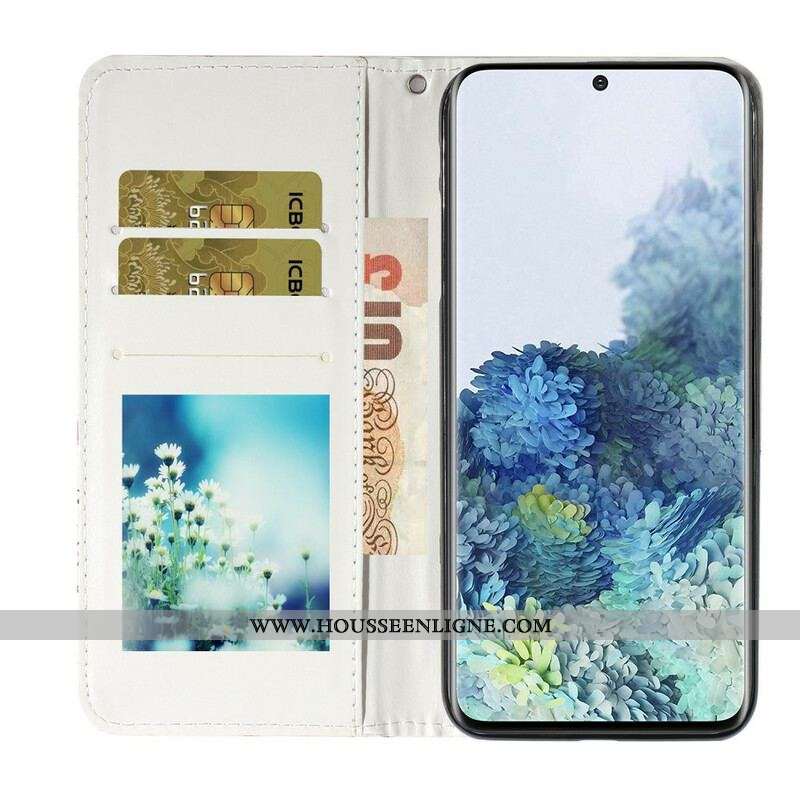 Housse Samsung Galaxy S21 5G Fleurs en Folies
