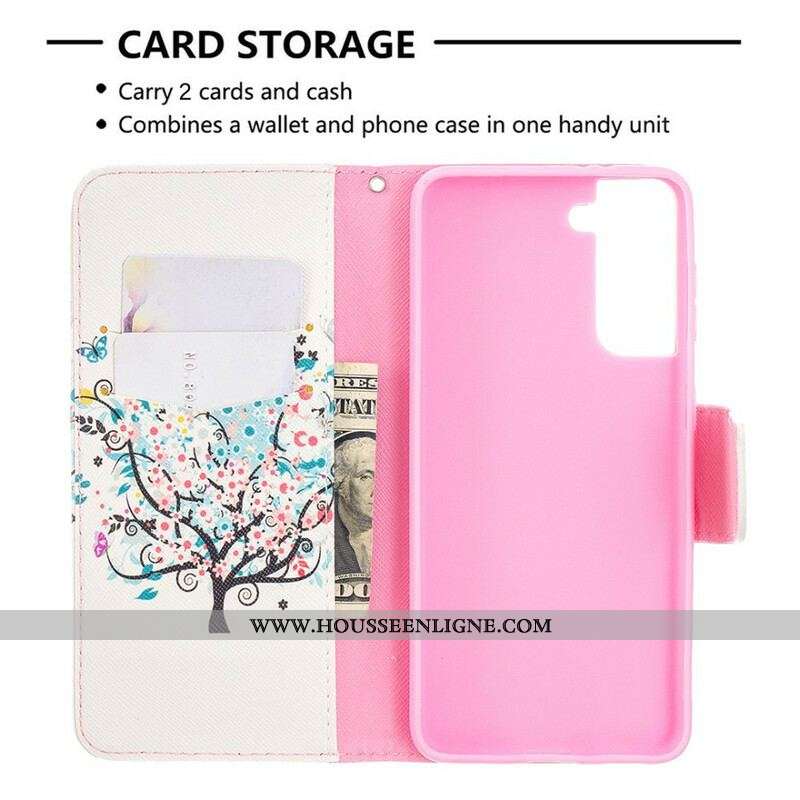 Housse Samsung Galaxy S21 5G Flowered Tree