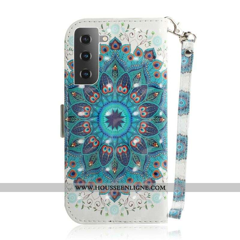 Housse Samsung Galaxy S21 5G Magistral Mandala à Lanière