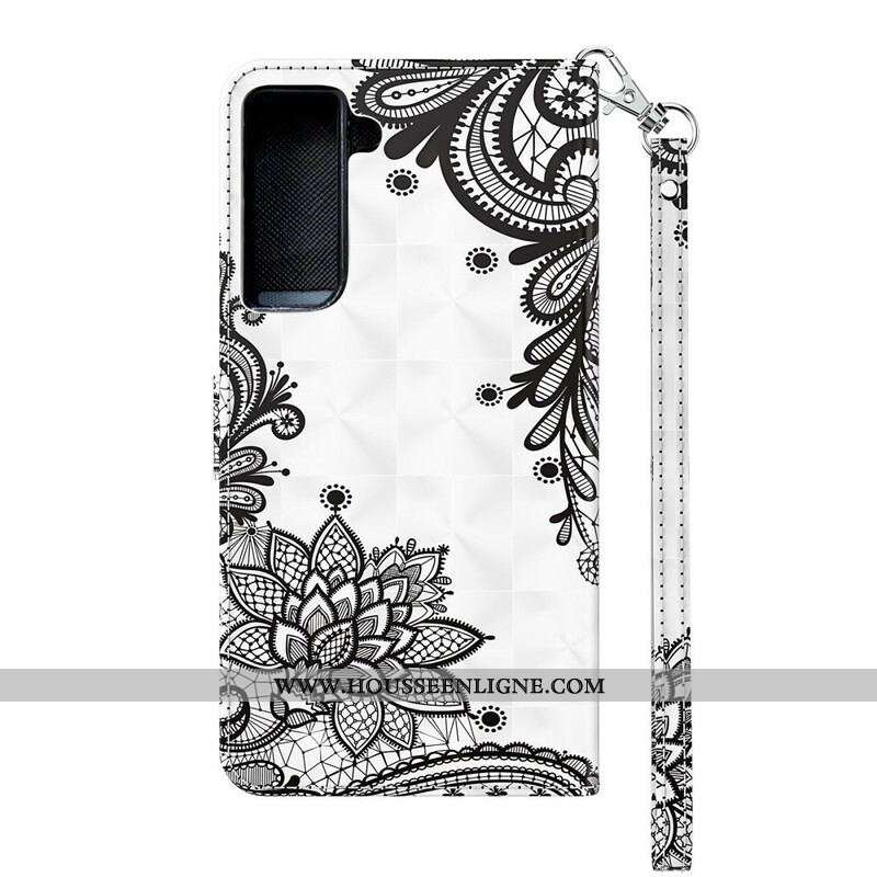Housse Samsung Galaxy S21 5G Petite Dentelle