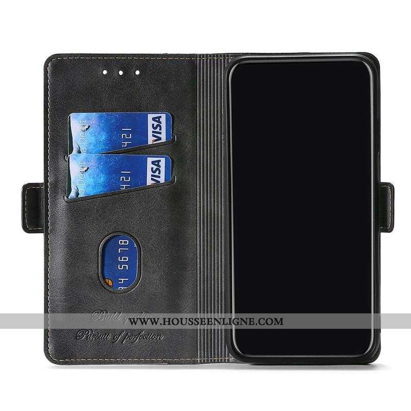 Housse Samsung Galaxy S21 5G Simili Cuir Bicolore