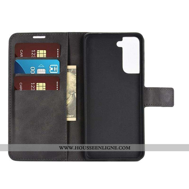 Housse Samsung Galaxy S21 5G Simili Cuir Slim