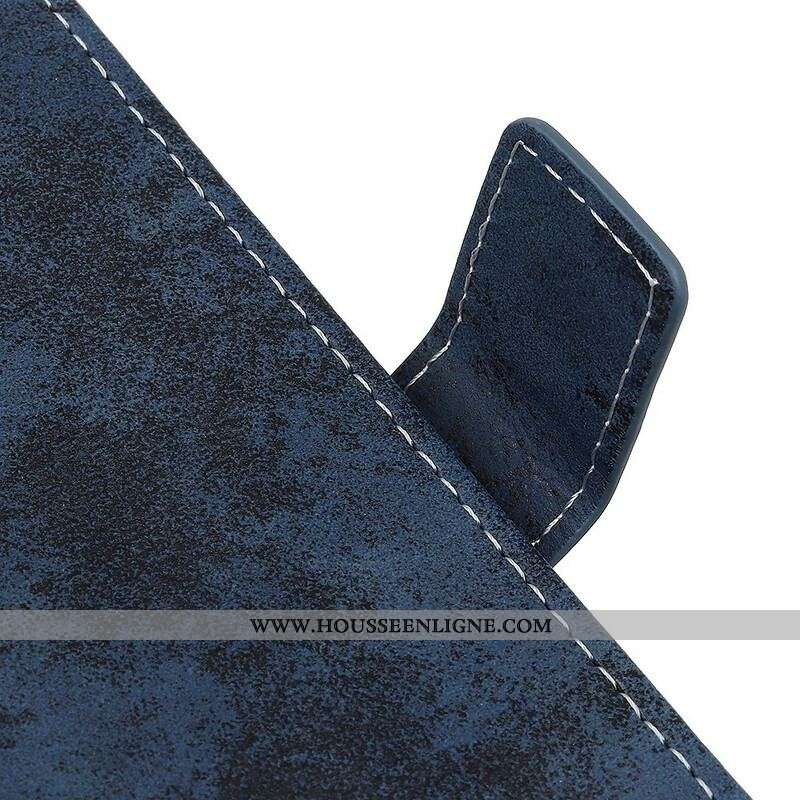 Housse Samsung Galaxy S21 5G Simili Cuir Vintage