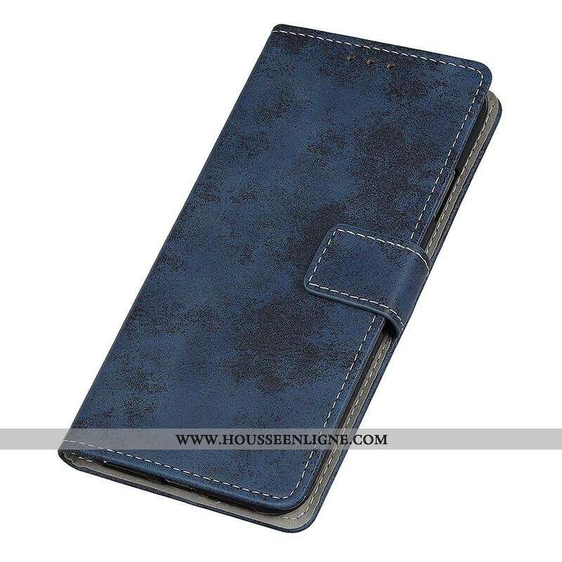 Housse Samsung Galaxy S21 5G Simili Cuir Vintage