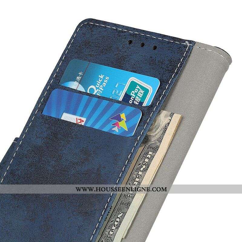 Housse Samsung Galaxy S21 5G Simili Cuir Vintage