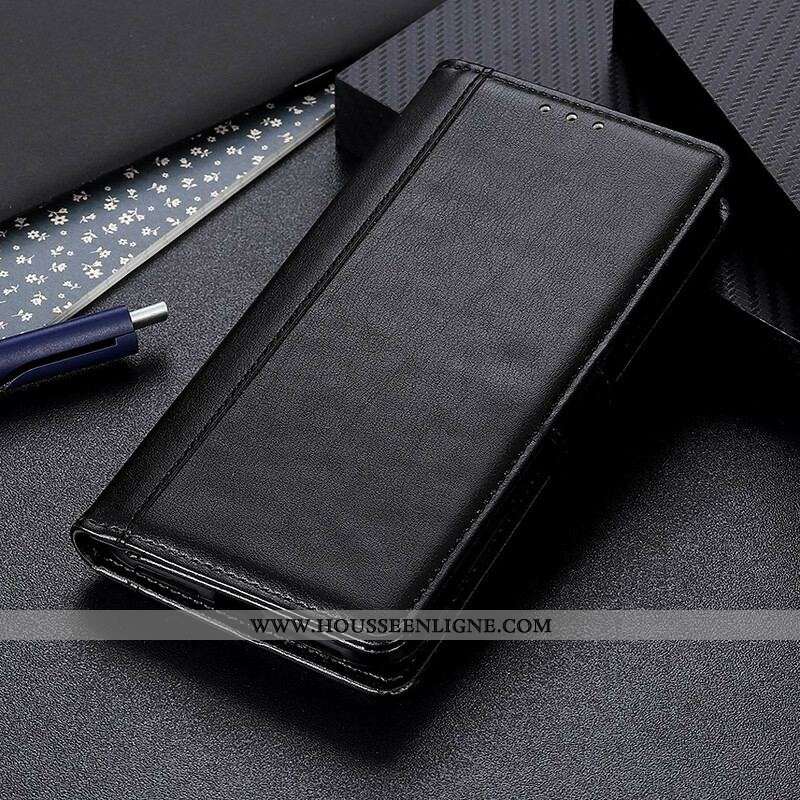 Housse Samsung Galaxy S21 5G Style Cuir Élégance