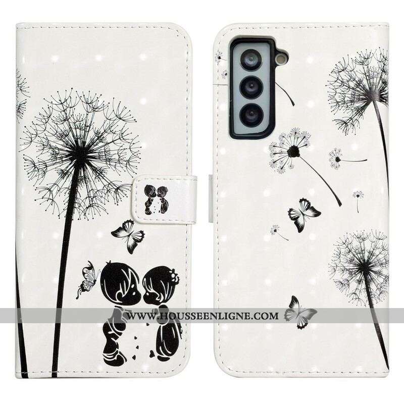 Housse Samsung Galaxy S21 FE Baby Love Pissenlit