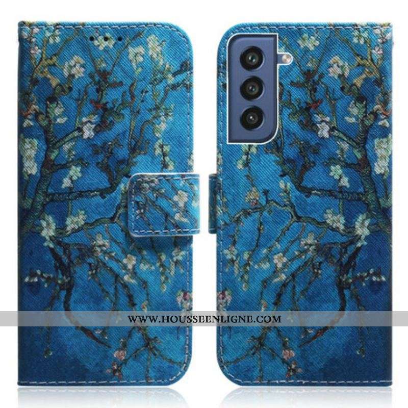 Housse Samsung Galaxy S21 FE Branche d'Arbre Fleuri