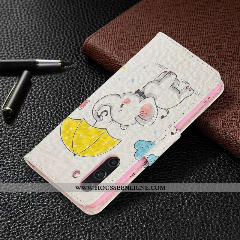 Housse Samsung Galaxy S21 FE Bébé Éléphant