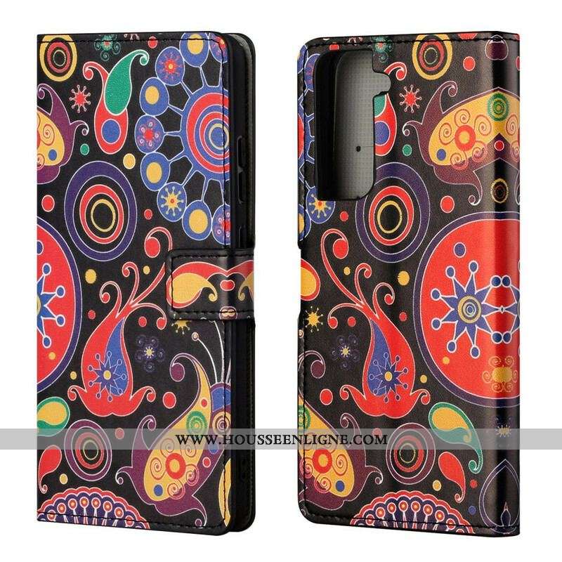 Housse Samsung Galaxy S21 FE Design Galaxie