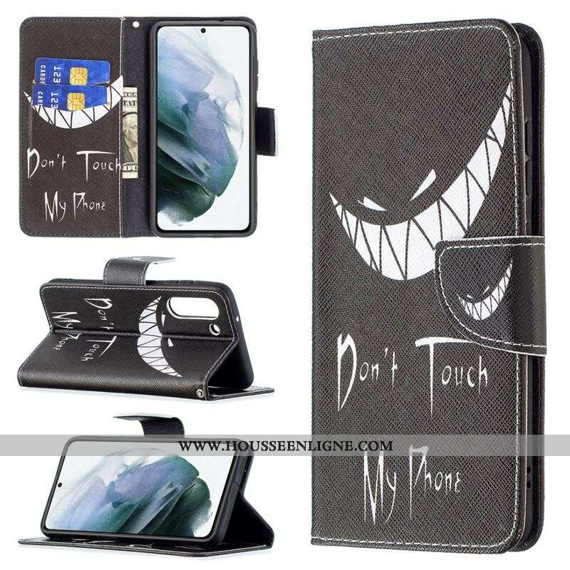 Housse Samsung Galaxy S21 FE Don't Touch My Phone