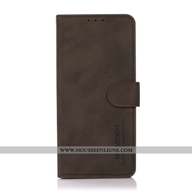 Housse Samsung Galaxy S21 FE Effet Cuir Texture KHAZNEH