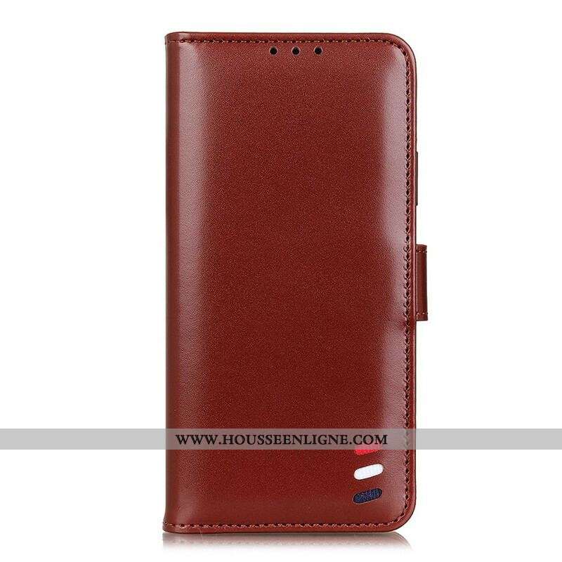 Housse Samsung Galaxy S21 FE Effet Cuir Tricolore