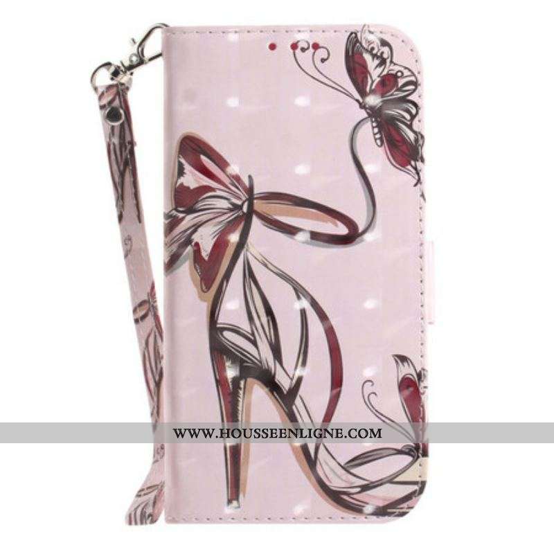Housse Samsung Galaxy S21 FE Escarpin à Lanière
