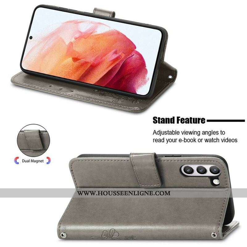Housse Samsung Galaxy S21 FE Fleurs Abstraites