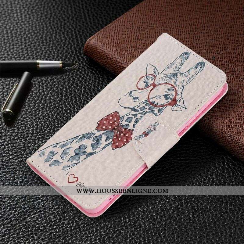 Housse Samsung Galaxy S21 FE Girafe Intello