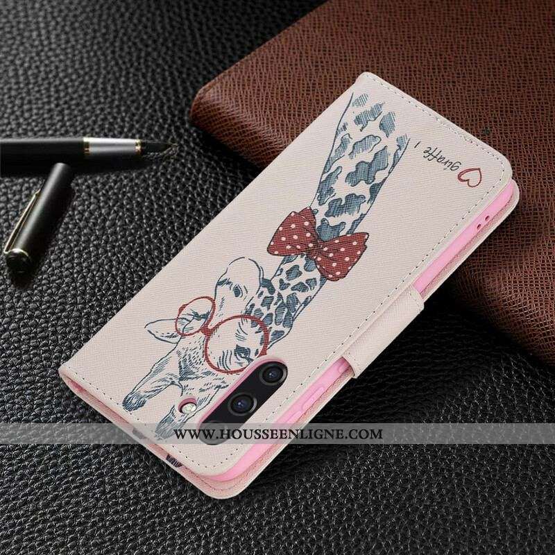 Housse Samsung Galaxy S21 FE Girafe Intello
