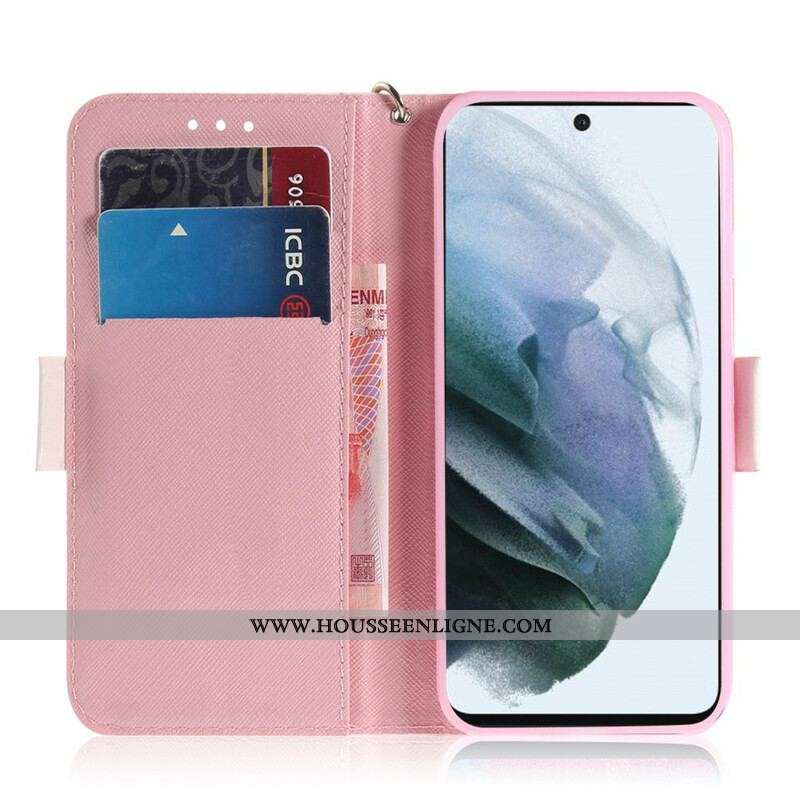 Housse Samsung Galaxy S21 FE Hamsters à Lanière