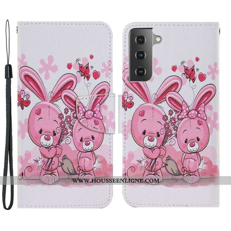 Housse Samsung Galaxy S21 FE Lapins