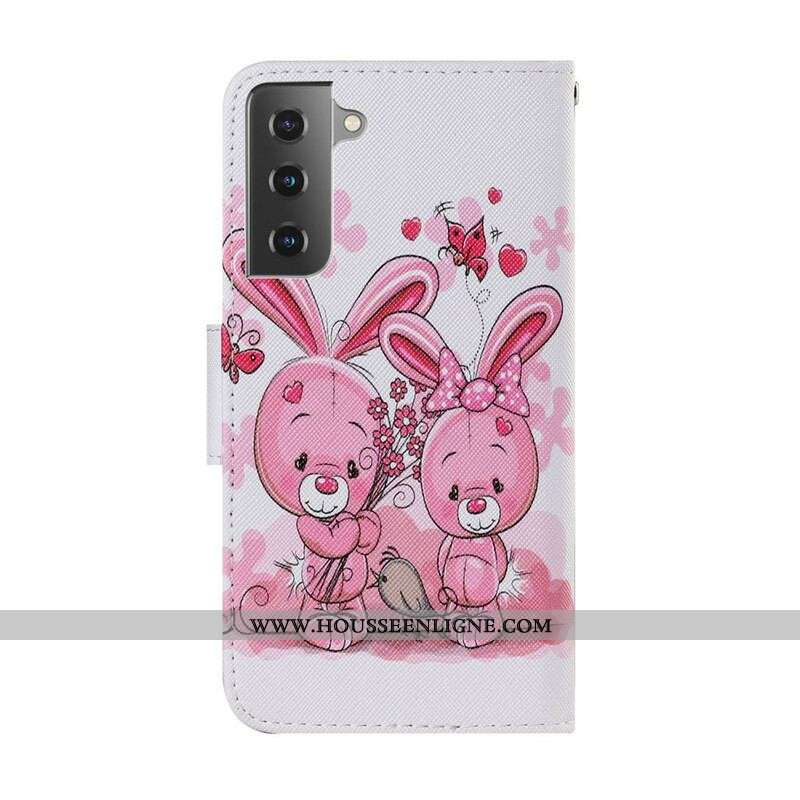 Housse Samsung Galaxy S21 FE Lapins