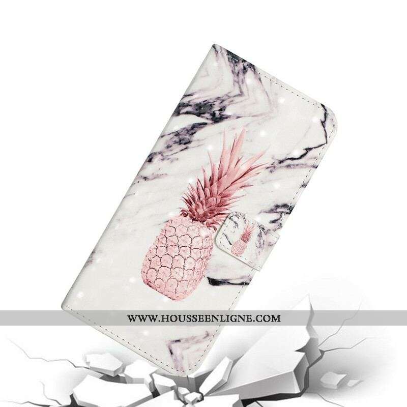 Housse Samsung Galaxy S21 FE Light Spot Ananas