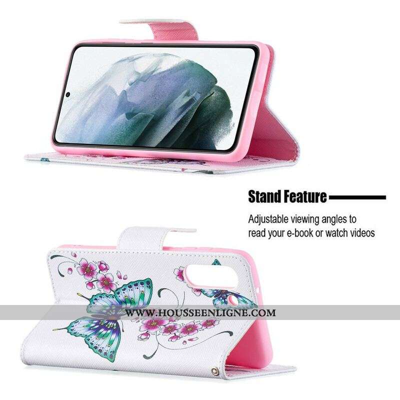 Housse Samsung Galaxy S21 FE Merveilleux Papillons