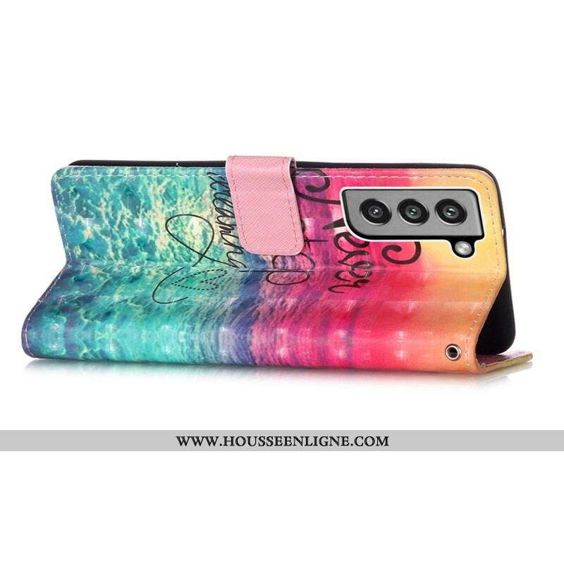 Housse Samsung Galaxy S21 FE Never Stop Dreaming