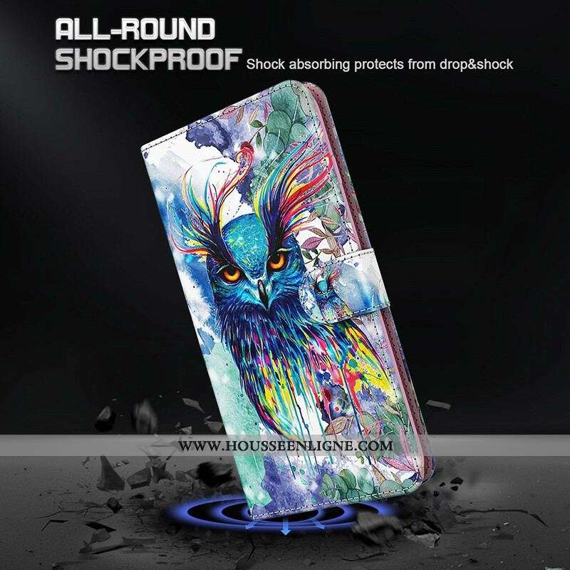 Housse Samsung Galaxy S21 FE Oiseau Aquarelle