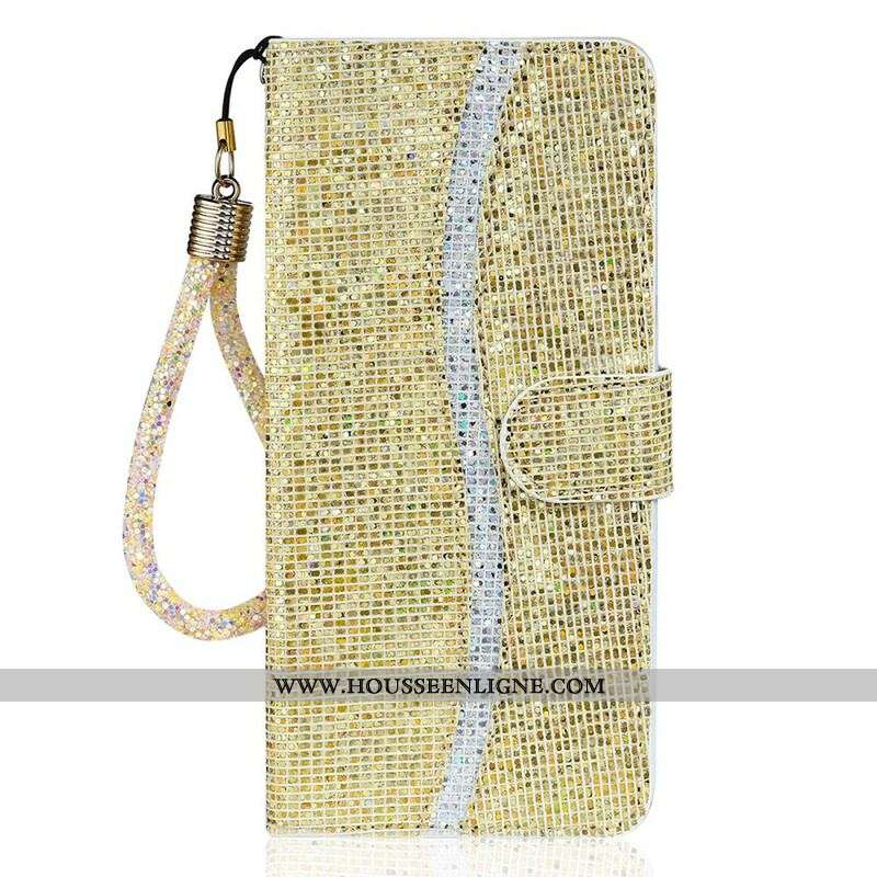 Housse Samsung Galaxy S21 FE Paillettes S Design