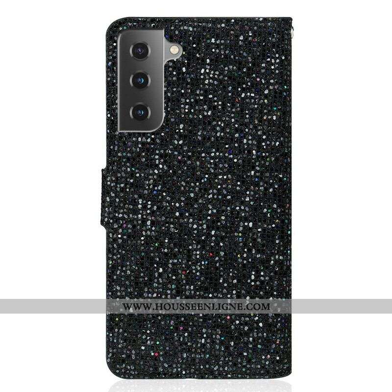 Housse Samsung Galaxy S21 FE Paillettes S Design